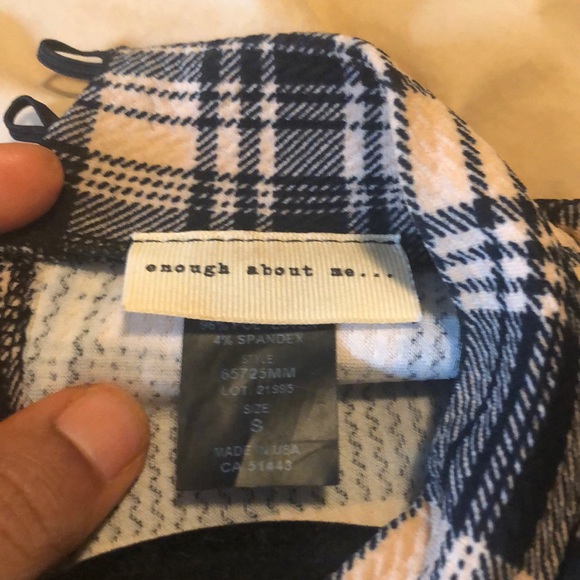 Pink/black plaid a line mini dress - Picture 2 of 2